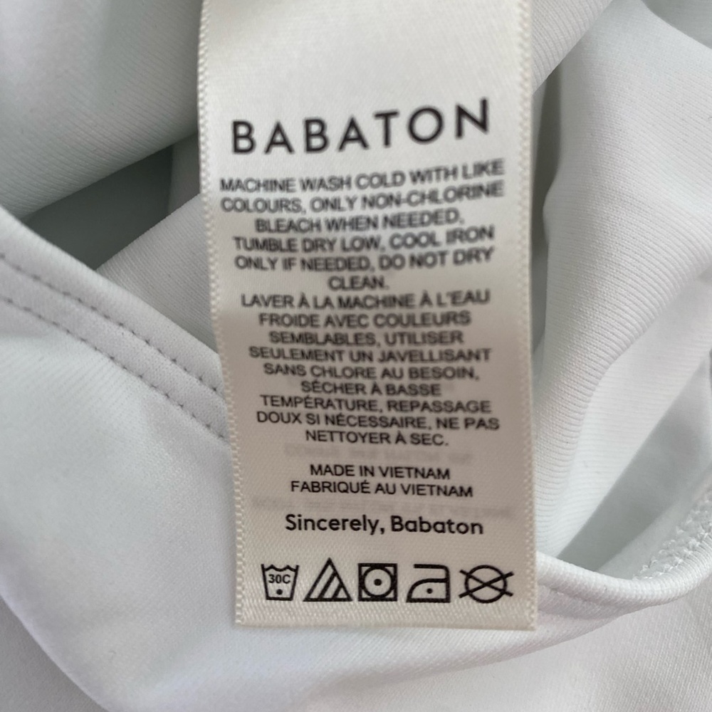 NWT Aritzia Babaton Contour Bodysuit squareneck bodysuit thong-cut Size XS - Picture 7 of 10